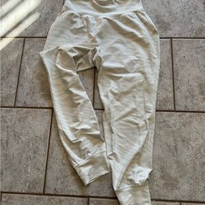 White/ Light Gray Joggers